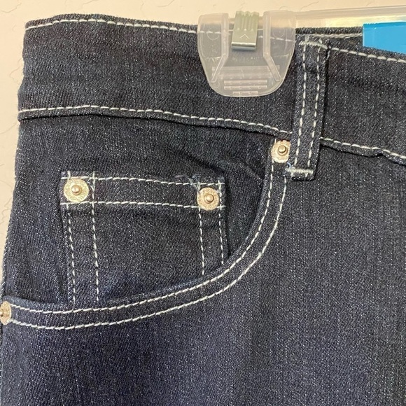 DKIN Distressed Jeans with Pocket Embellishments Size 16W - Picture 4 of 12